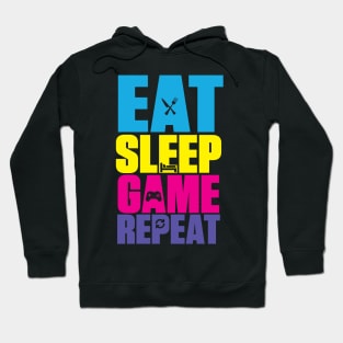 Eat Sleep Game Repeat Hoodie